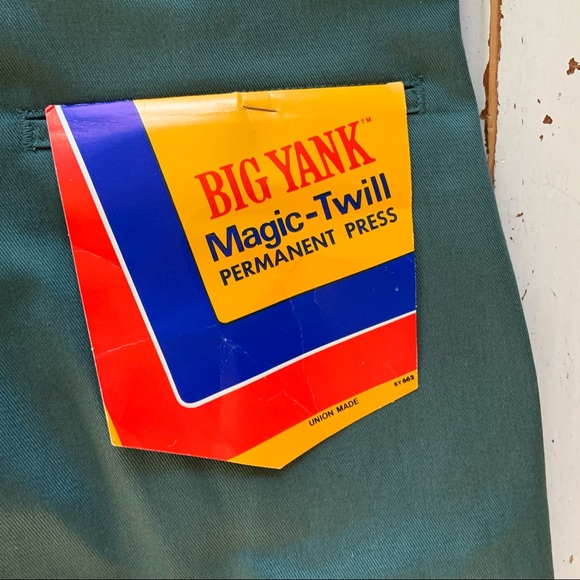 Deadstock Vintage 1970’s Big Yank Work Pants - Picture 10 of 11